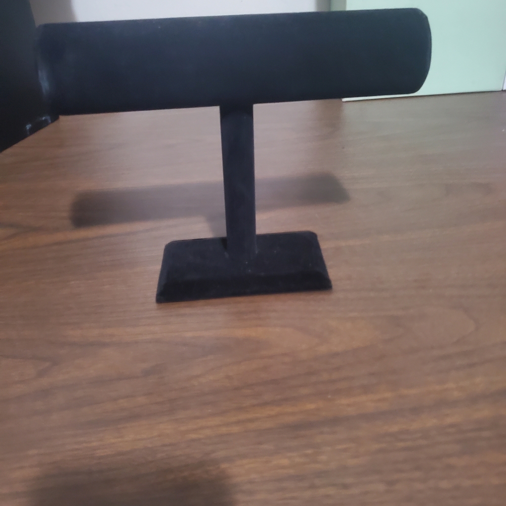 Black Velvet Jewelry Display Stand